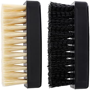 2Pcs Professional Cleaning Shoe Brush Plastic Soft Brush Hard Brush Household Cleaning Set Shoe Care Leather Care Shoe Brushes for Cleaning