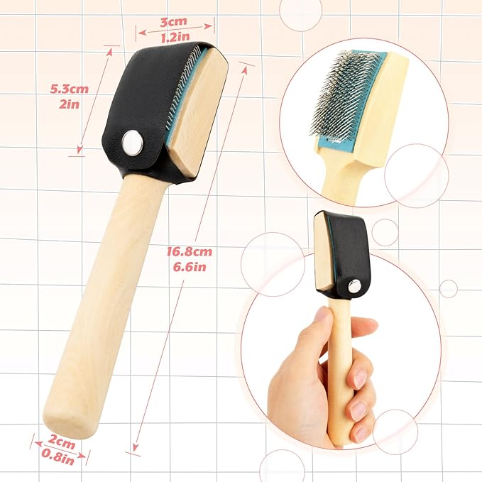 2 Pcs Dance Shoes Brush, Suede Soles Wire Shoes Cleaners Cleaning Brush for Dancing Shoes