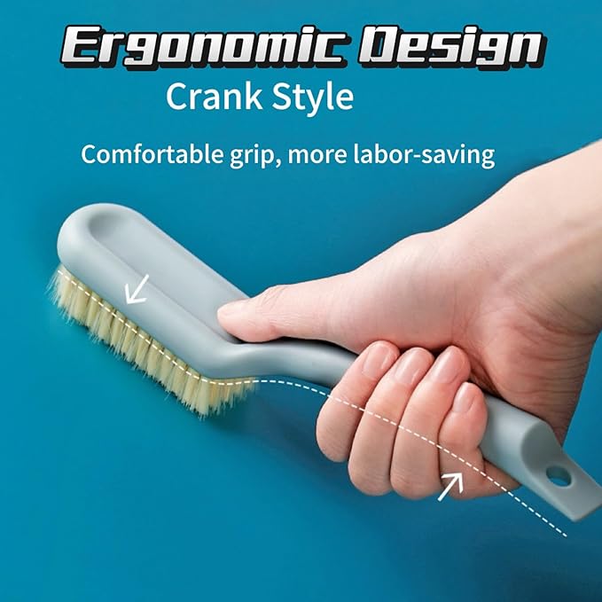 3PSC Shoe Brushes Kit,Laundry Scrub Brush,Stain Brush Home Long Handled Shoe Brush,Multi-Functional Shoe Cleaning Brush Protable Soft Bristle Cleaning Brush Set for Shoes,Sneakers,Stains on Clothes