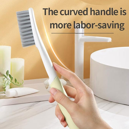 2 Pcs Cleaning Shoe Brush Laundry Shoe, Multifunctional Long Handle Shoe Brush Cleaner,Hangable Soft Bristle Shoes Cleaning Scrubber (White)