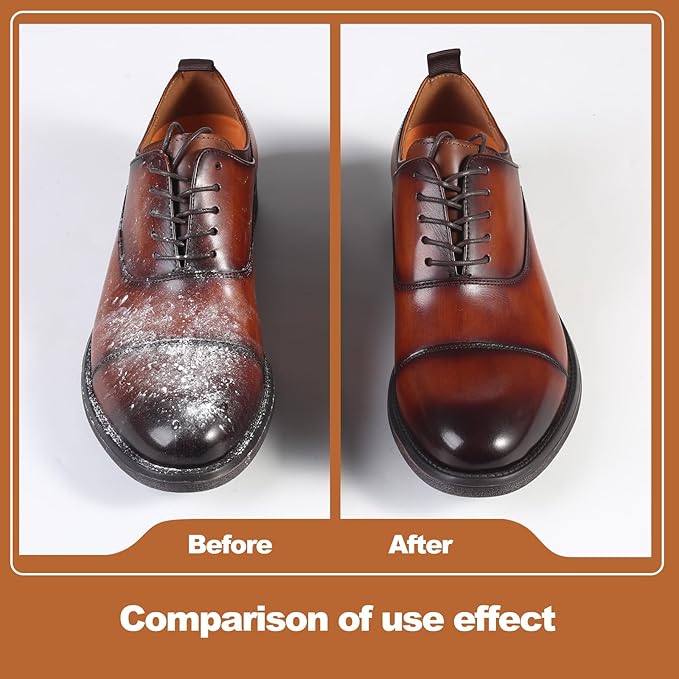 Shoe Brush Shoe Polish Brush Horse Hair Brush for Leather Horsehair Shoe Brush Professional Shoe Polish Applicator